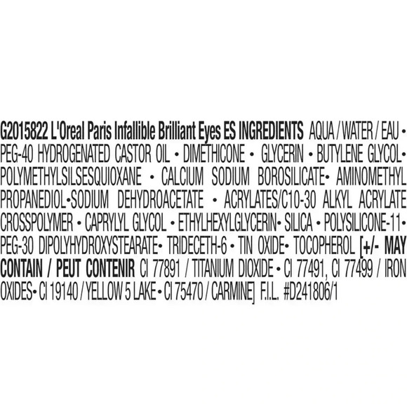 L'Oreal Brilliant Eyes Liquid Eyeshadow-Radiant Ruby (New) - Picture 6 of 10